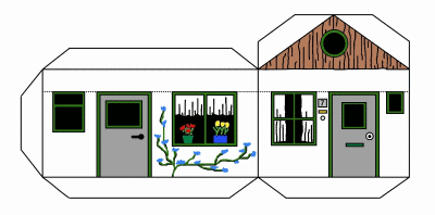 huisje maquette voorbeeld